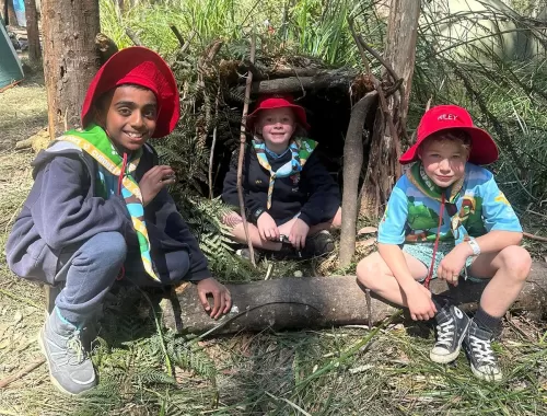 Bushcraft at Gilwell Park Scout Camp