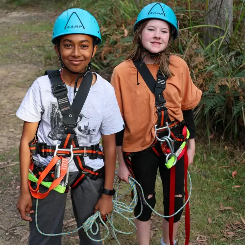 Harnessed for Zipwire