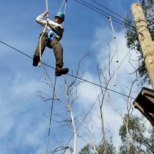 High Ropes Rope Swing